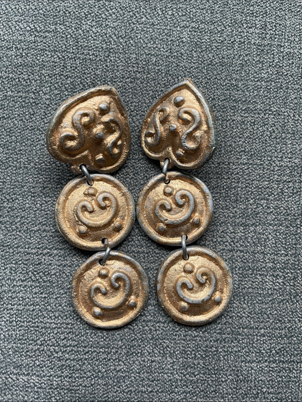 Vintage 80s Dangly Earrings